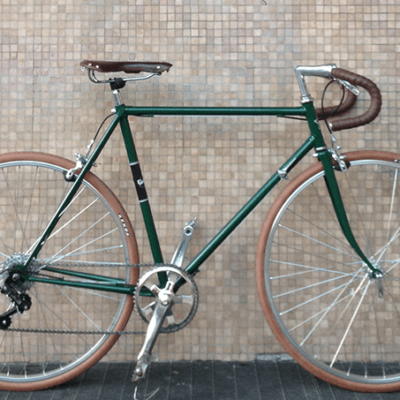 Ciclavia Bologna Bici Artigianale Verde Marrone