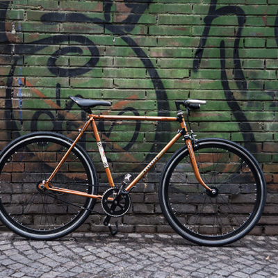 Ciclavia Bologna Bici Rebuilt Peugeot Arancio