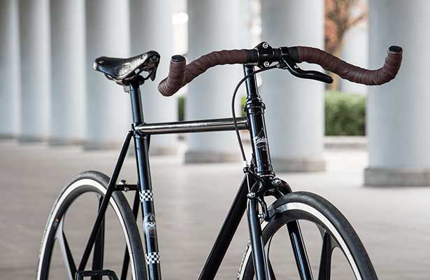 Ciclavia Bologna Bici-Scattofisso Nera Manubrio Bull